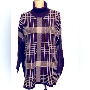 SALE Joseph A Poncho Sweater Sz 2X NWOT